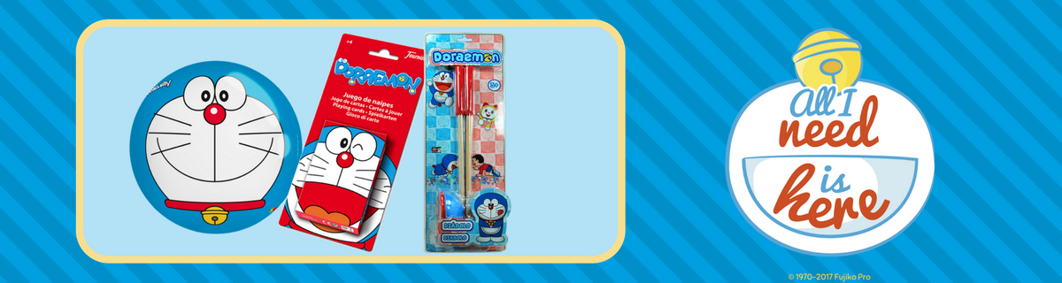 Gana este lote de productos Doraemon en el concurso de marzo